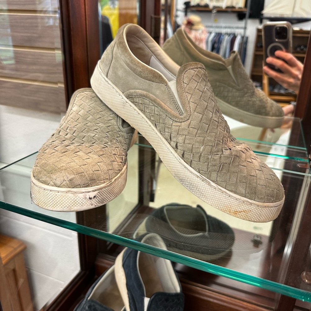 Bottega Veneta Suede Slip On Sneaker - Men’s size 10.